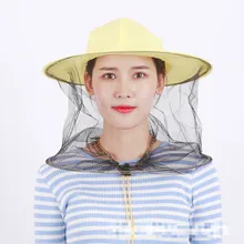 Инструмент пчеловода шапка для пчеловодства камуфляжная анти-пчелиная шапка дышащий оттенок желтая пчелиная шапка