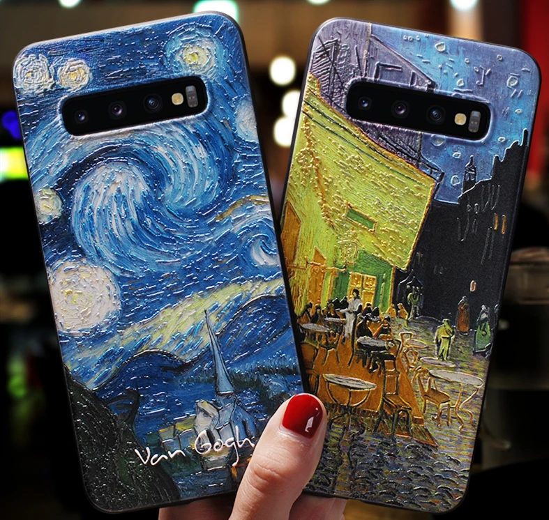 

3D Emboss Sky Case For Samsung Galaxy S10e A70 A40 J2 J5 J7 Prime A8 J3 2017 2016 J4 J6 Plus J8 2018 Note 8 9 S10 Plus TPU Cases