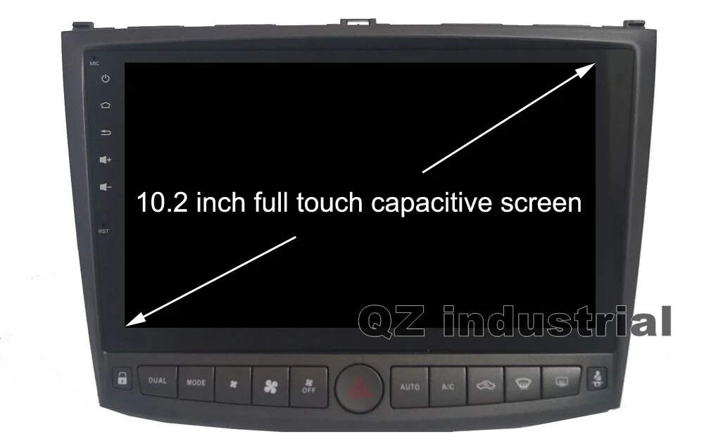 Cheap QZ industrial HD 10.2" Android 8.1 T3 Car DVD Player for Lexus IS200 IS220 IS250 IS300 2006-2012 With 3G 4G WIFI GPS Navi Radio 0