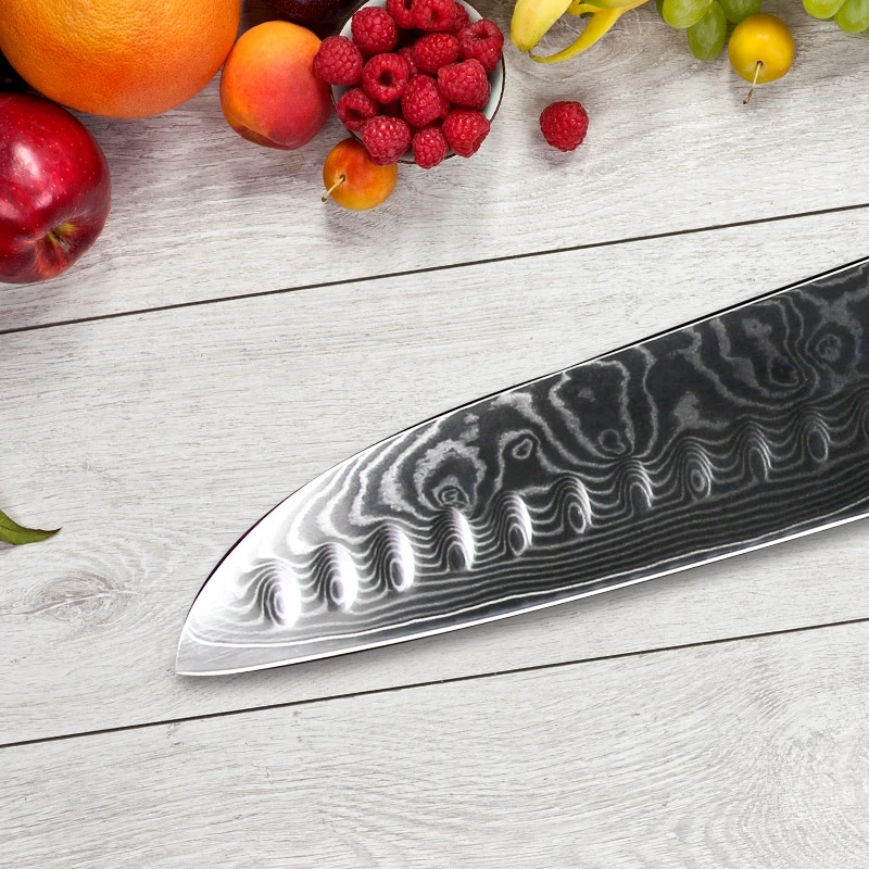 SUNNECKO 3 шт. Дамаск Кухня ножи Набор утилита нож для очистки овощей Santoku Ножи японский VG10 Сталь Pakka деревянной ручкой острое Пособия по кулинарии инструменты