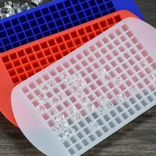 100 шт./партия, силиконовая форма для льда, 5 цветов, 160 сетки, экологически чистый лоток для ледяных кубиков, мини кубики льда, форма для льда