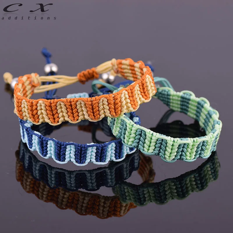 Nylon Cotton Friendship Bracelet Hand Woven Weave Bracelet Handmade