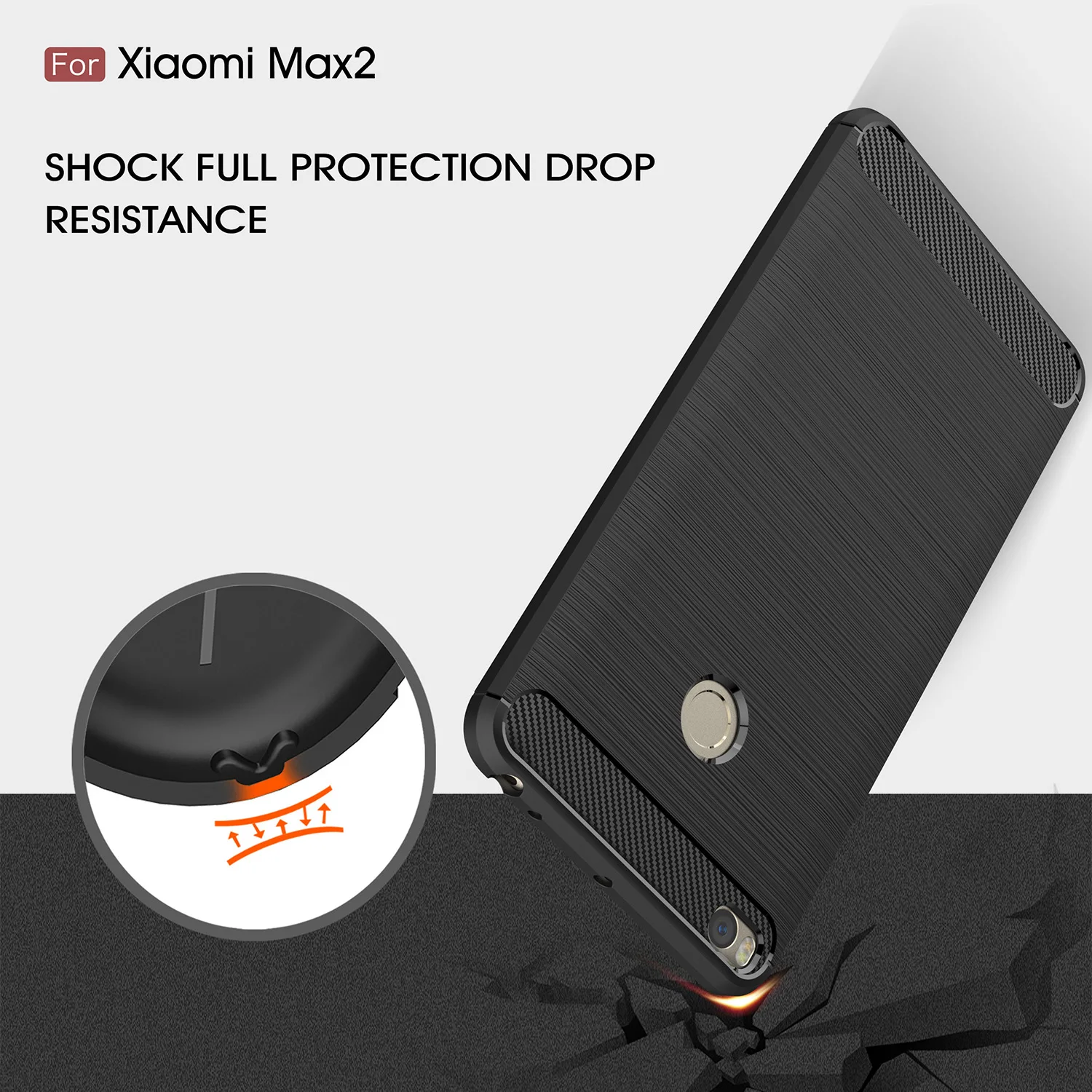 For Xiaomi Redmi 4A 4x Note 4 Glabal Mi5X Mi A1 Mi6 Mi5 Max2 Soft For Xiaomi Redmi 4A 4x Note 4 Glabal Mi5X Mi A1 Mi6 Mi5 Max2 Soft TPU Carbon Fiber Brushed Case For Mi Max Full Protection Coque in Fitted Cases from