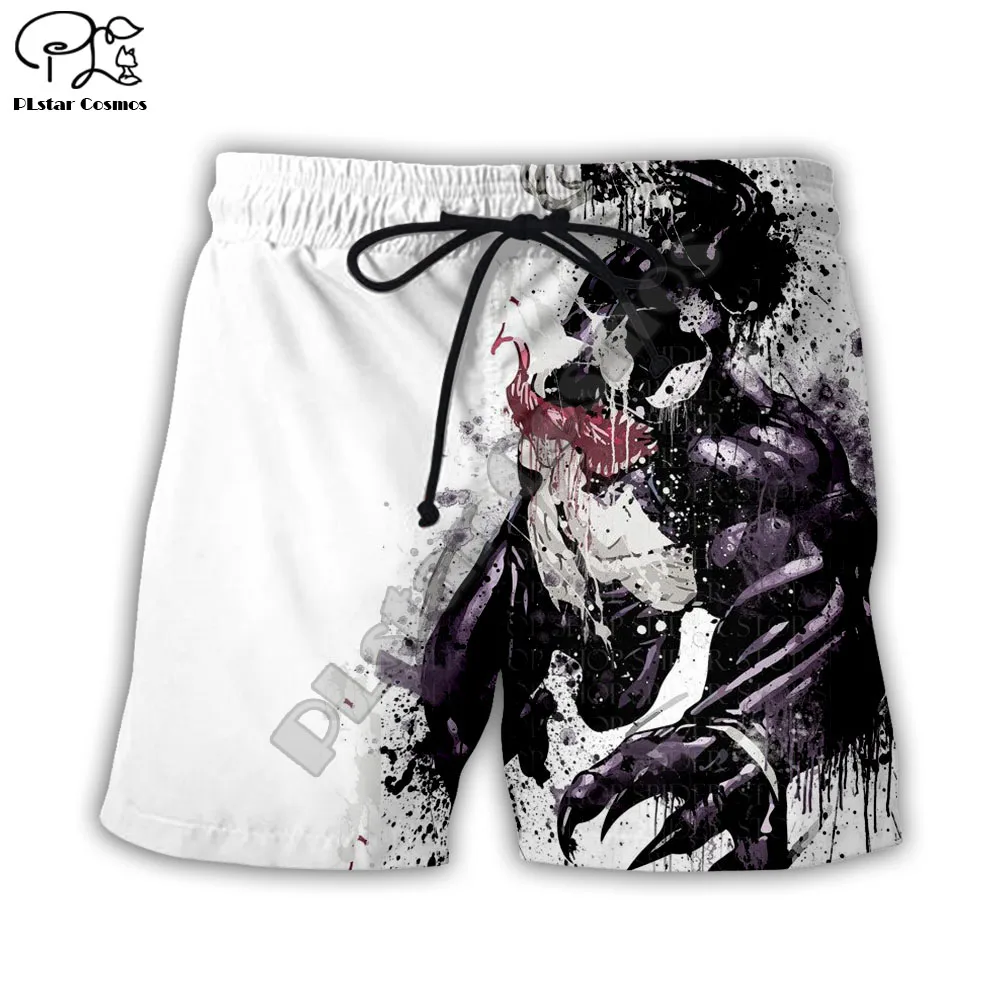 

PLstar Cosmos 3d Printed Venom Shorts for Men Women Summer Beach Shorts hip hop Short Trousers Comfortable Streetwear Unisex