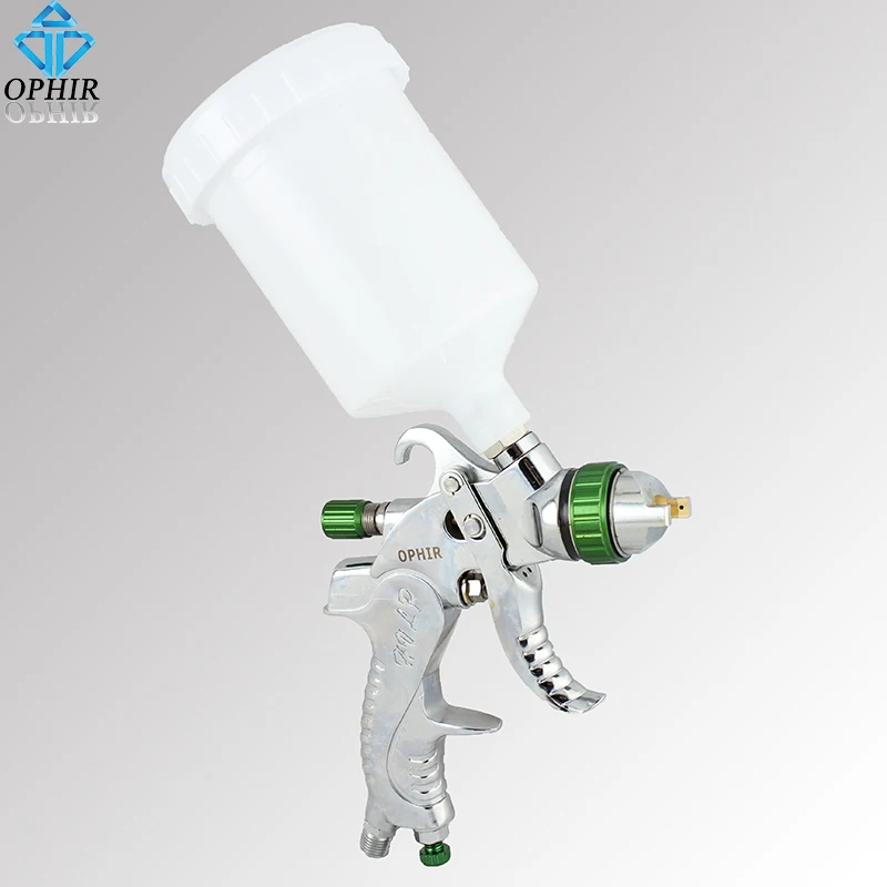 

OPHIR Professional HVLP Spray Gun Paint Sprayer 550ml High Volume Low Pressure Spray Gun 1.8mm Nozzle Airbrush _AC049