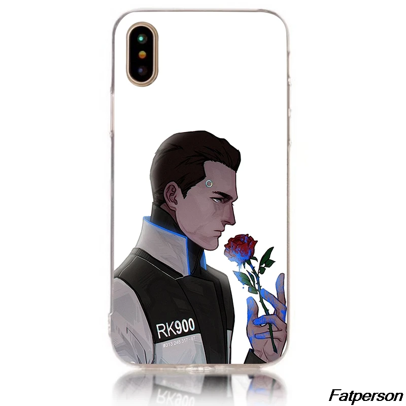Твердый прозрачный чехол для телефона Detroit Become Apple iPhone X 8 8plus 7 7plus 6 6s plus 5 5s 5c se