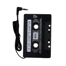 Новейший автомобильный Кассетный адаптер Кассетный Mp3 плеер конвертер MP3 AUX кабель CD плеер 3,5 мм разъем