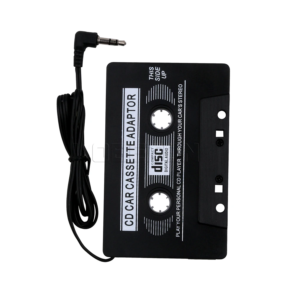 

Newest Car Cassette Tape Adapter Cassette Mp3 Player Converter MP3 AUX Cable CD Player 3.5mm Jack Plug