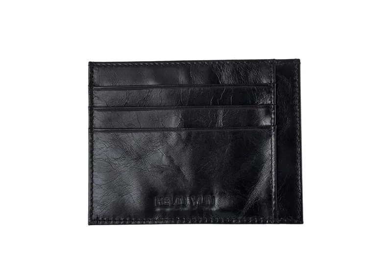 Кевин Юн дизайнерский бренд держателя карты масла Пояса из натуральной кожи Для мужчин кредитной карты бумажник