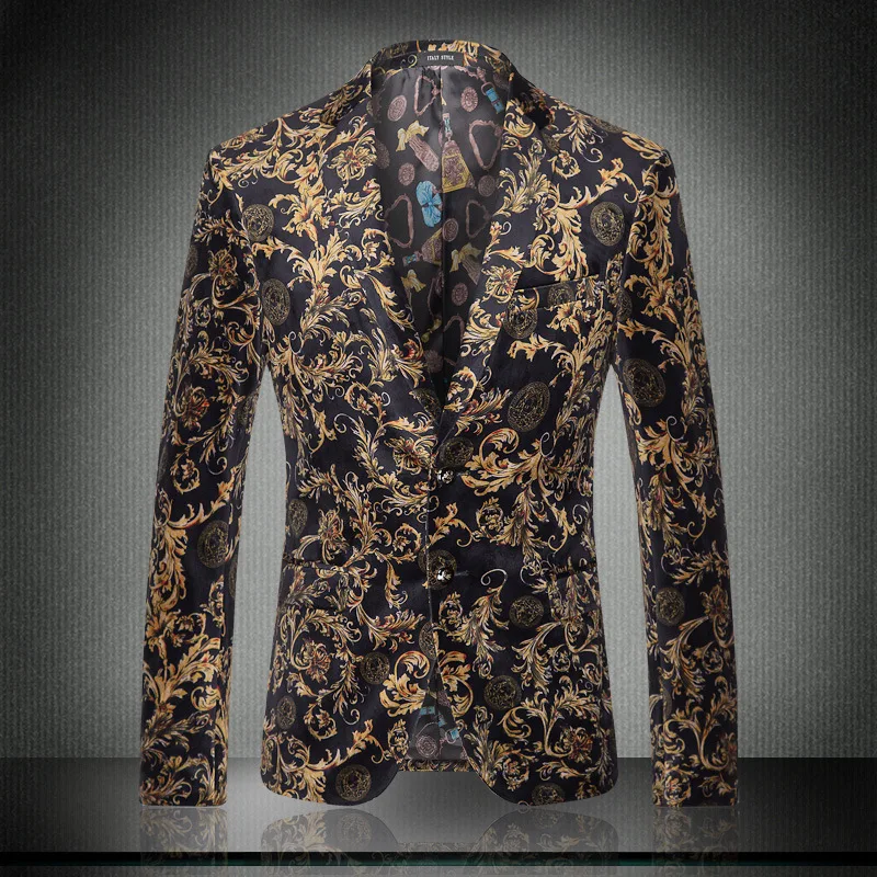 Popular Gold Blazer for Men-Buy Cheap Gold Blazer for Men lots from ...