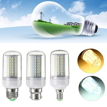 

E14/E27/B22 SMD 4014 lamparas 25W LED Bulb LED Light 126Leds Lampada LED Lamp 85-265V Ampoule Candle Luz More Bright