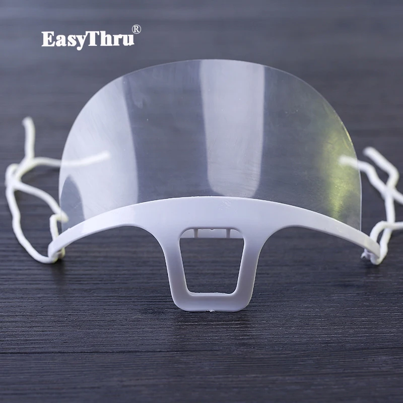 

10pcs/box EasyThru Surgical Masks Dust Surgical Training Anti-Fog Transparent Mouth Medical Masque Kpop Maske Catering Services