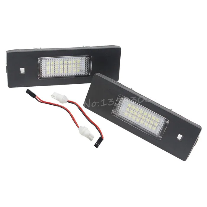 2x24 светодио дный 3528 SMD номерной знак свет для BMW E38 7 серии 740i 740iL 750iL 1995-2001 белый 12 В