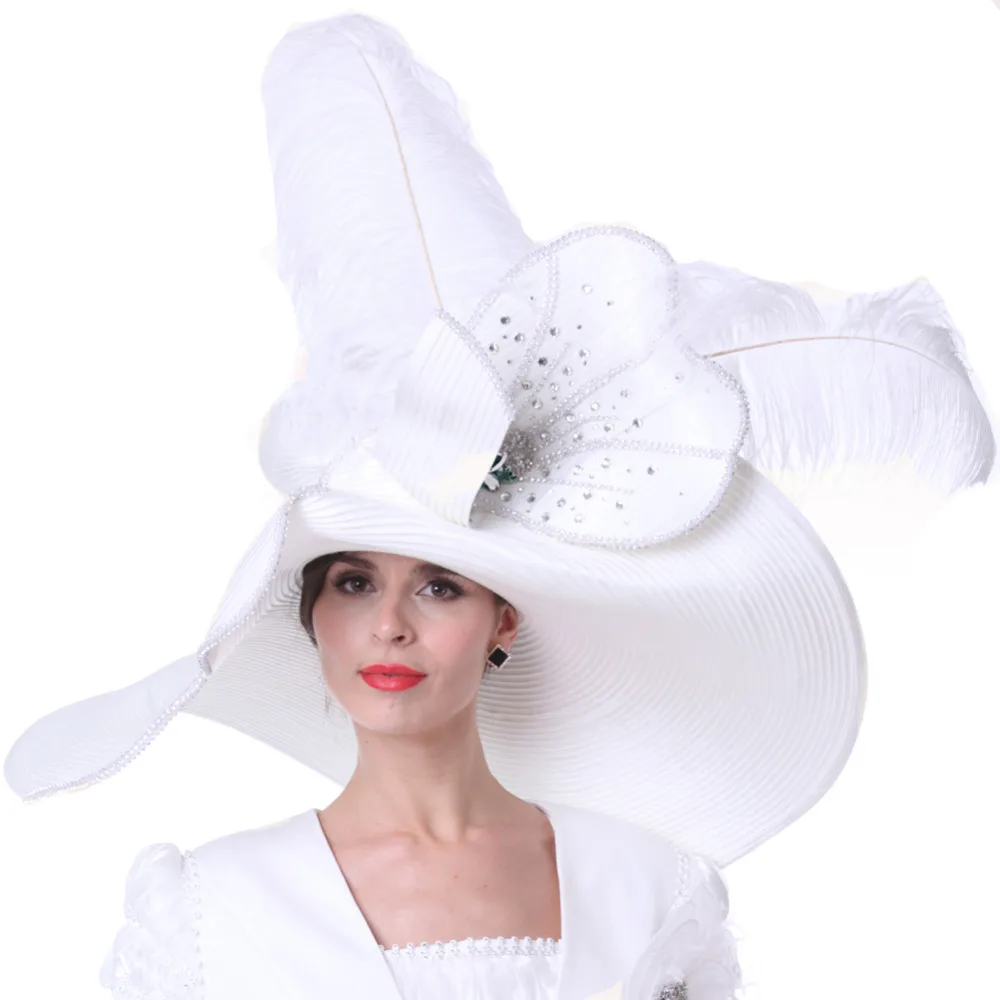 Vintage Women Derby Church Hats Wedding 