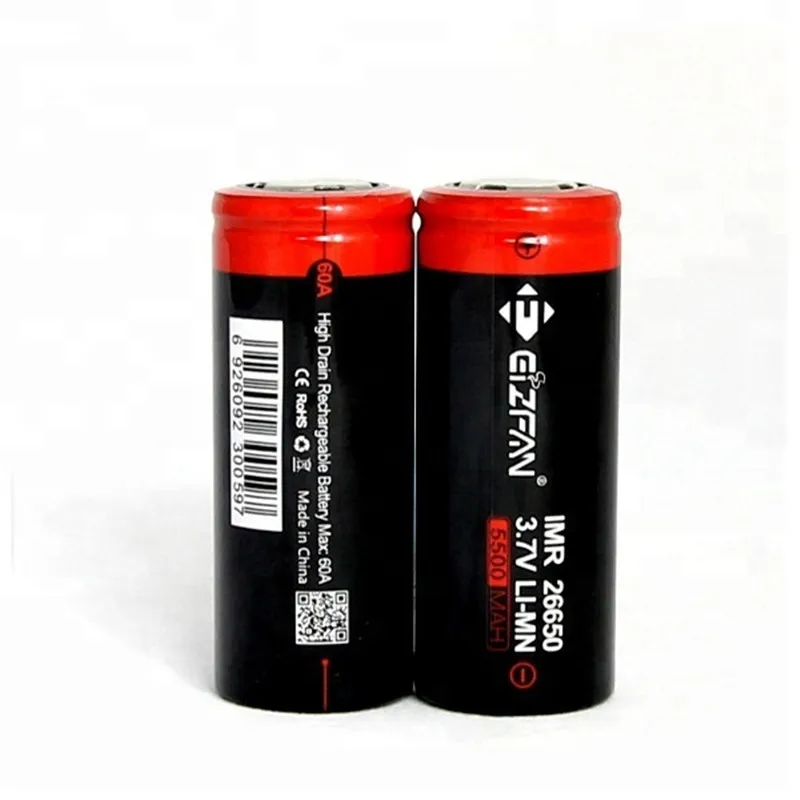 26650 аккумулятор 5500mAh 60A li-ion 3,7 V перезаряжаемый аккумулятор 26650 для 26650 Mech Box Mod испаритель комплект высокой мощности фонарик E10