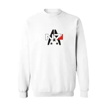 N7 Mass Effect White 4XL Cotton Punk Women Hoodies and Sweatshirts Winter in RPG Game Sweatshirt Women Brand Hood 3xl