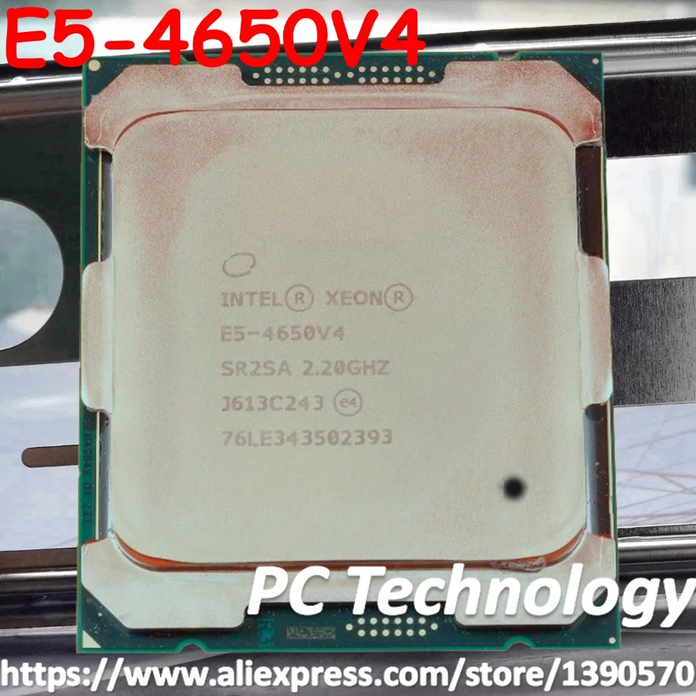Intel Xeon QS версия процессор E5 4650V4 2,20 ГГц 35 м 14-ядер 14NM E5-4650V4 LGA2011-3 105W E5-4650 V4 E5 4650 V4