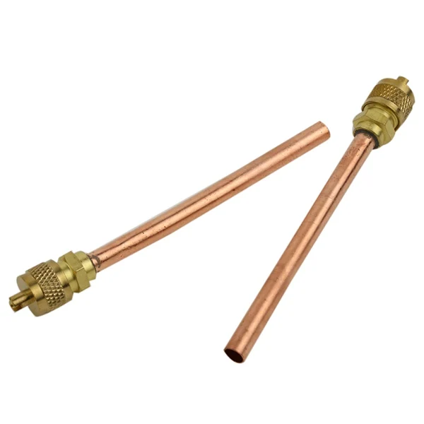 

AIMA 10 Valve 1/4" SAE x 1/4" OD x 4" stem Core AC Refrigeration