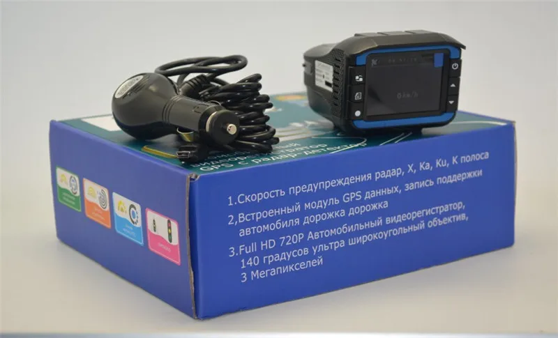 VGR Русская версия 2," Автомобильный видеорегистратор 3 в 1 радар детектор 150 degreen объектив dvr видео камера gps регистратор видеорегистратор