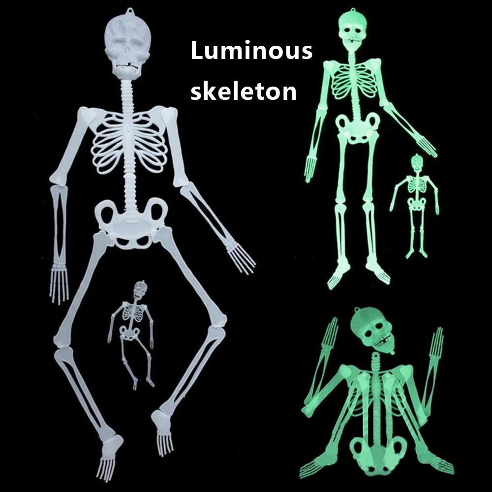 ISHOWTIENDA Scary Halloween Decoration Luminous Hanging Outdoor Party Horror Movable Skull Skeleton -Cosplayware Store HTB17aChXdjvK1RjSspiq6AEqXXa2.jpg