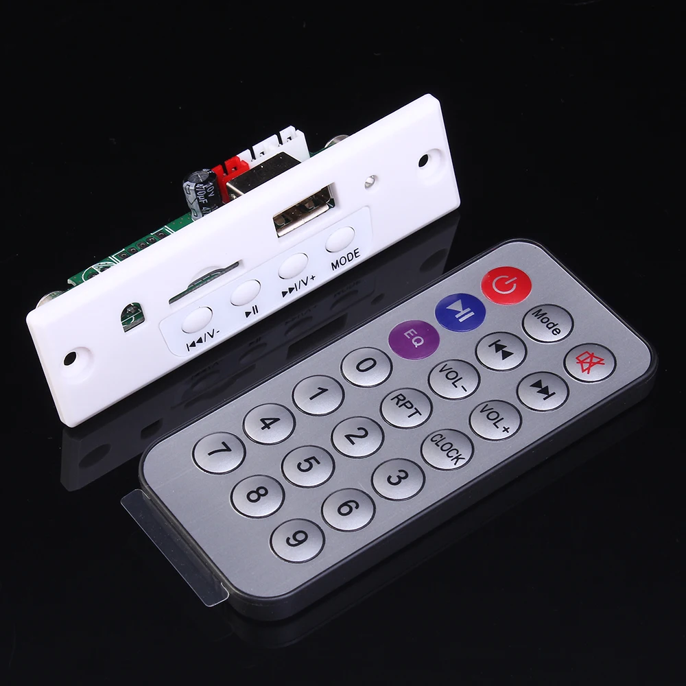 MP3 карта памяти U Disk TF USB FM SD декодер 3 7 5 в 12 В мини аудио декодирование плата
