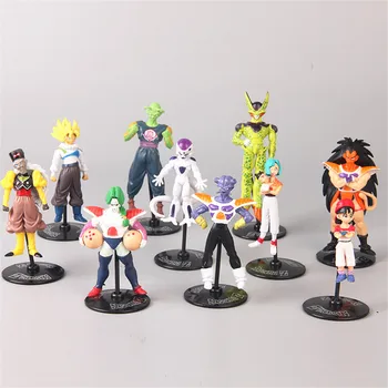 

10pc Anime DragonBall styling child goku Trunks Vegeta lunchi 1/6 scale Dragon Ball Z Action Figure PVC Collectible Model Toys