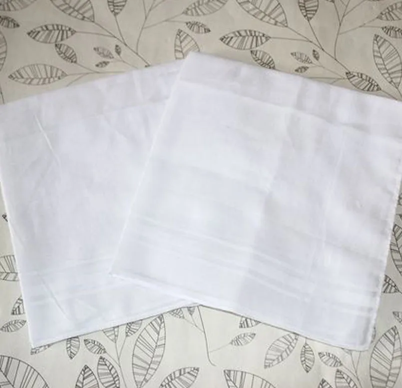 Белый тонкий мягкий хлопковый Платок для мужчин в полоску маленький квадратный платок 34x34 см