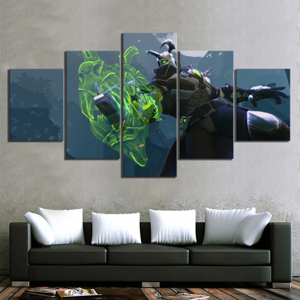 

Wall Decor Canvas Painting Pictures 5 Panel Paladins Modern Printed Game Poster Home Decor For Living Room Cuadros Artwork