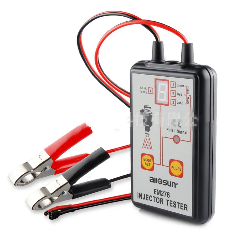 

Fuel Pressure Tester EM276 Injector Tester Fuel Injector 4 Pluse Modes Tester Powerful Fuel Pump System Diagnostics Analyzer