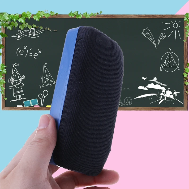 Pencil Erasers Magnetic Whiteboard Eraser Plastic Marker Cleaner Wipe School Stationery Supply