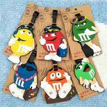 IVYYE шоколадные бобы аниме аксессуары для путешествий багажная бирка на чемодан ID адрес портативный держатель тегов багажные ярлыки Новинка