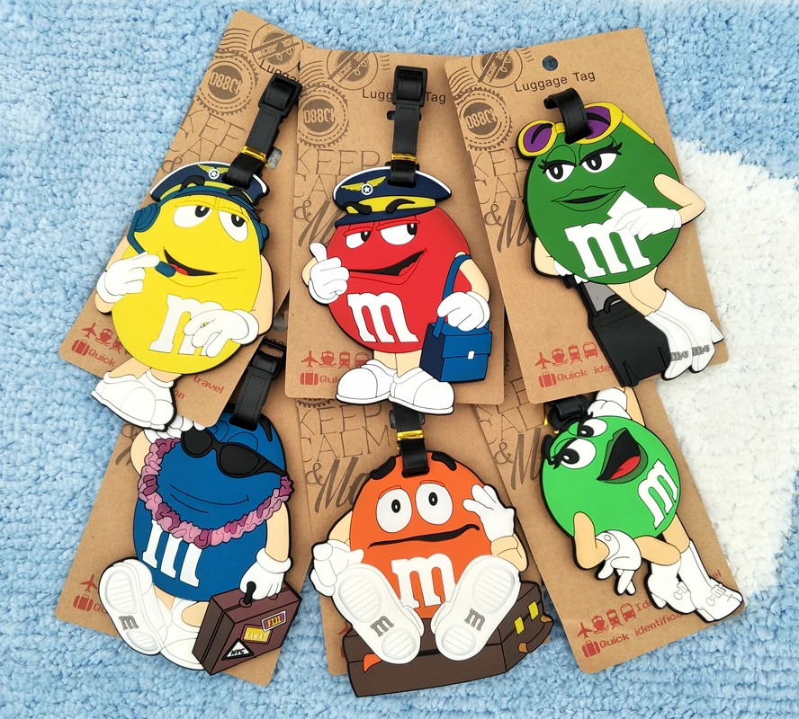 Ivyye Chocolate Bean Anime Travel Accessories Luggage Tag ...