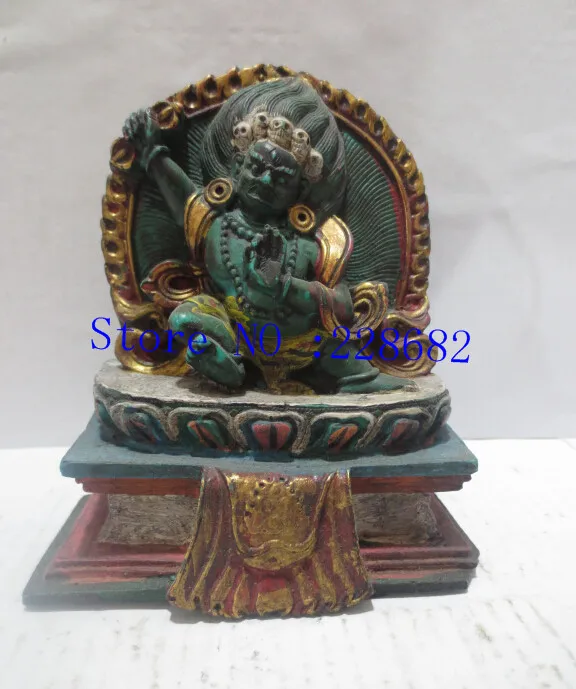 

collectible 100% Tibetan traditional hand-carved crafts, buddha statue from old Tibet ,fast shipping 05