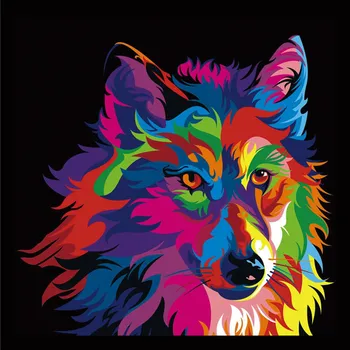 

5D DIY Diamond Mosaic DIY Diamond painting cross stitch Painting Crafts Diamond Embroidery Decoration Gifts Wolf Animal
