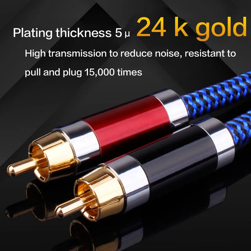 YYTCG G2 RCA кабель HiFi 99.9999% OCC 24K позолоченный разъем для DVD CD DAC усилитель звука|Кабели