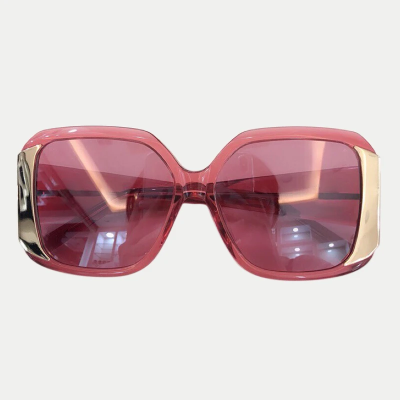 No.5 Sunglasses Негабаритные Квадратные Солнцезащитные очки для женщин Роскошные Брендовая Дизайнерская обувь Винтаж очки ретро Защита от солнца солнцезащитные очки без оправы UV400 - Цвет линз: No.5 Sunglasses