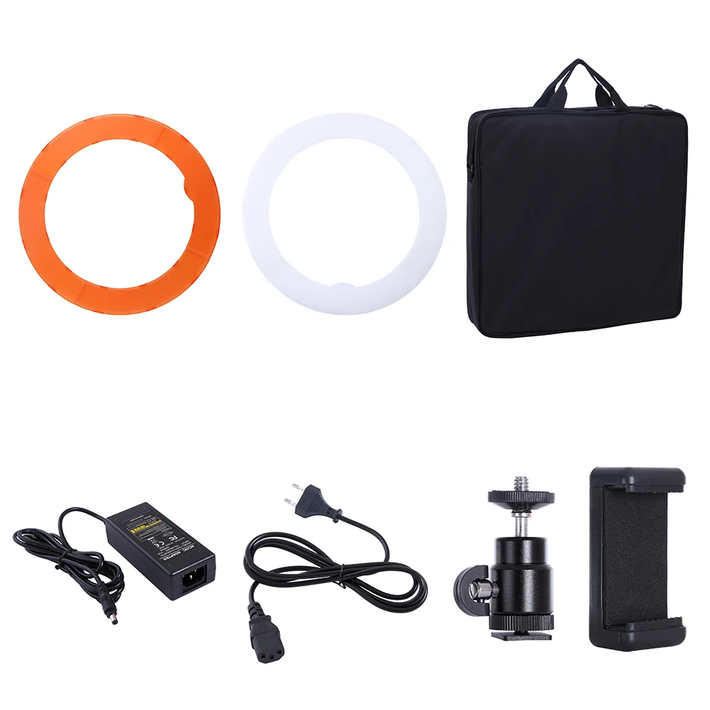 Камера фотостудия телефон видео 18 дюймов 55 Вт 240 шт светодиодный кольцевой светильник 5500K для фотосъемки с регулируемой яркостью кольцевая лампа с 190 см штативом
