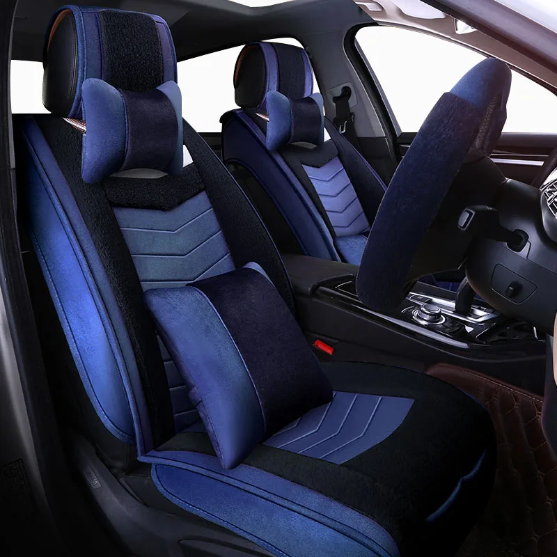 New Short plush Auto Universal Car Seat Covers for Honda Civic Accord Fit Element Freed Life Zest c