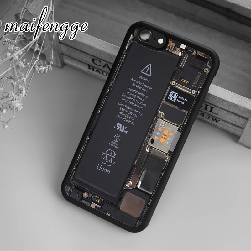 Maifengge внутренние цепи чехол для iPhone 5 6 6s 7 8 plus X XR XS max 11 12 Pro Samsung Galaxy S7edge S8 S9 S10|case for