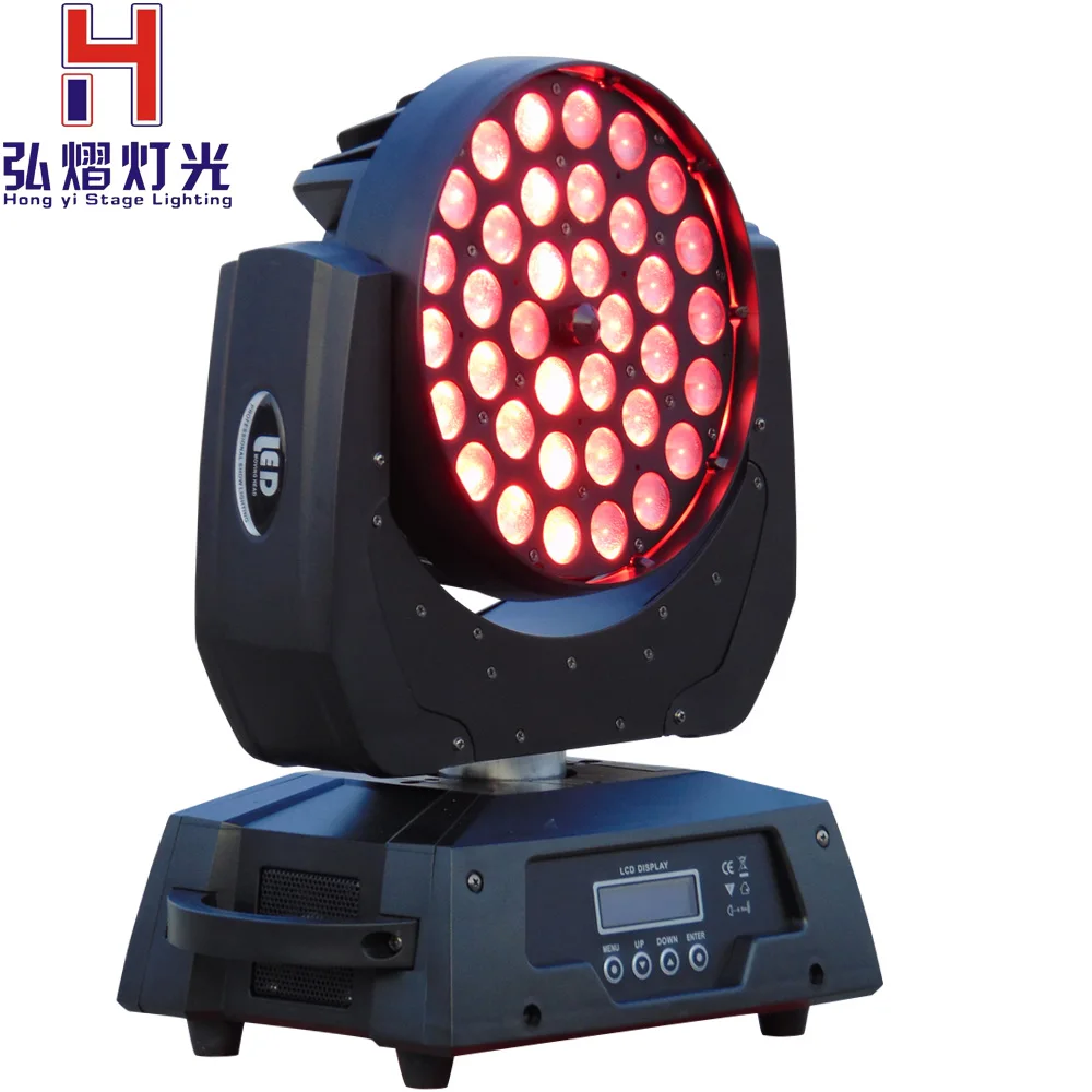 

LED Moving Head Wash Light LED Zoom Wash 36x12W RGBW Color DMX Stage Moving Heads Wash