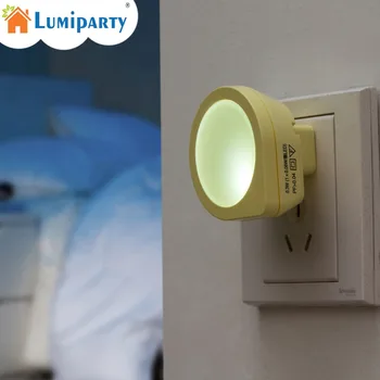 

Adeeing LED Sensor Night Light Brightness Wall Plug Sensor Light Automatic Control Night Light for Bedroom Corridor Kids Room