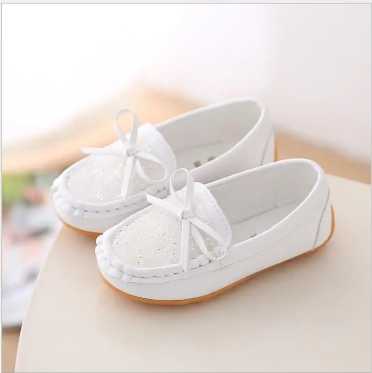 

2019 Children Casual Shoes Child Leather Female Princess Shoes Single Sneakers Male Child Leather Baby Moccasins DropShipping