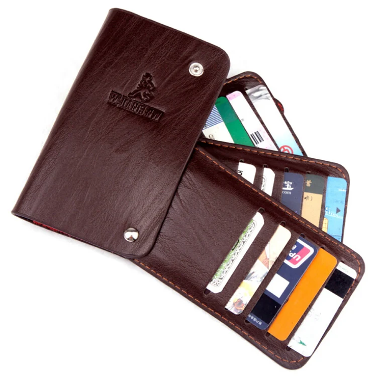 

Hot Sale Fashion New ID Cards holders Men Women 3 Colors Quality Second Leather Multiple Cards Bit Card Holder Free Shipping