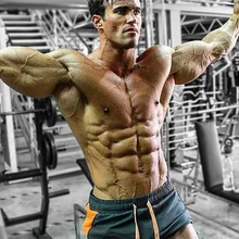 Новые летние шорты для фитнеса Брендовые мужские спортивные тонкие шорты для бега мужские однотонные шорты мужские тренажерные залы для бодибилдинга шорты