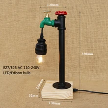 Книги по искусству деко современный водопровод стимпанк настольные лампы с коммутатором E27 E26 исследование настольная лампа для ночной спальня офис кафе