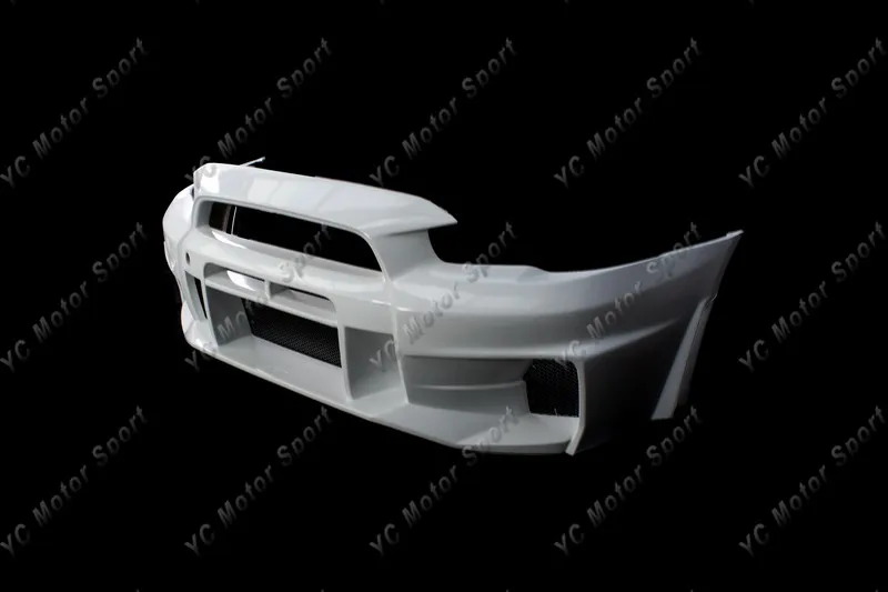 YCEX077L  2008-2012 Mitsubishi Lancer Evolution EVO X VS '17 Ver. Ultimate Style Front Bumper FRP (3)