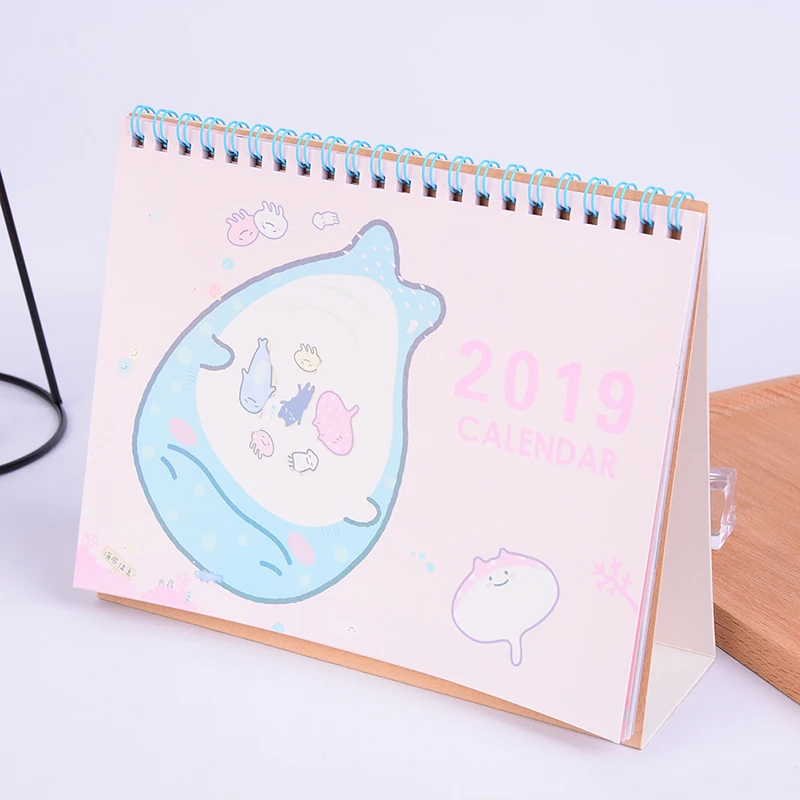 2018 2019 милый мультяшный сумикко гураши стоячий Рабочий стол с календарем