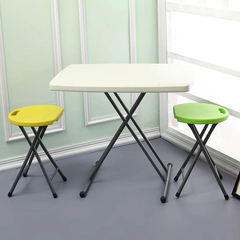 Simple folding dining table household tables plastic folding tables