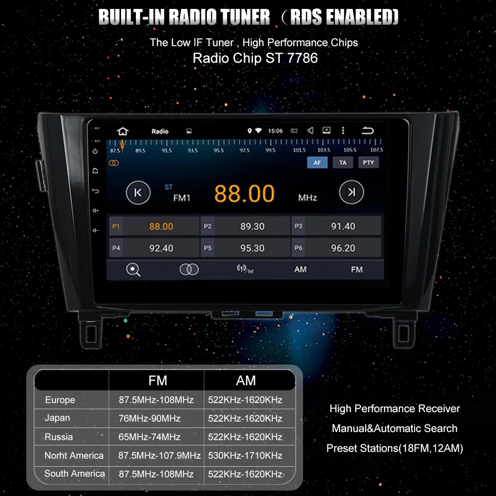 Dasaita 10," Android 9,0 Автомобильный gps плеер Navi для Nissan Qashqai с 2G+ 16G четырехъядерный стерео Мультимедиа без DVD