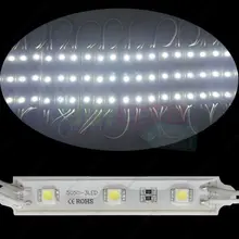 20 штук Водонепроницаемый DC12V супер яркий белый 7512 5050 3SMD светодиодные ленты led канала петь с буквенным принтом